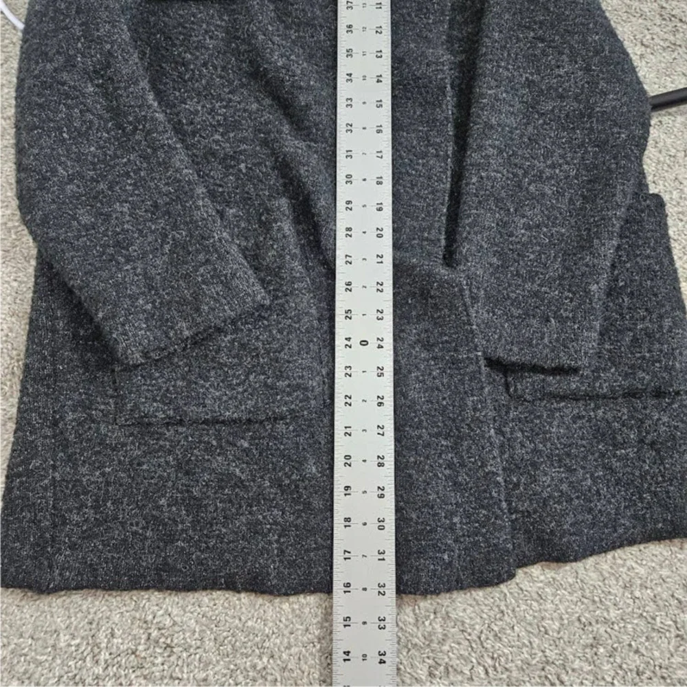 Zara Knit Women's Open Front Shawl Jacket Oversized Front Pockets Size S - Picture 5 of 14